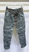 Load image into Gallery viewer, Chocolate Crinkle Suede Jogger- Also in Army
