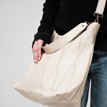 Load image into Gallery viewer, Bree Diamond Leather Shoulder Bag~ now in Cognac
