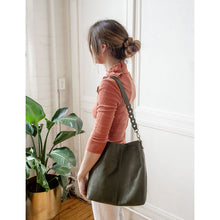 Load image into Gallery viewer, Tessa Convertible Hobo With Link Shoulder Strap
