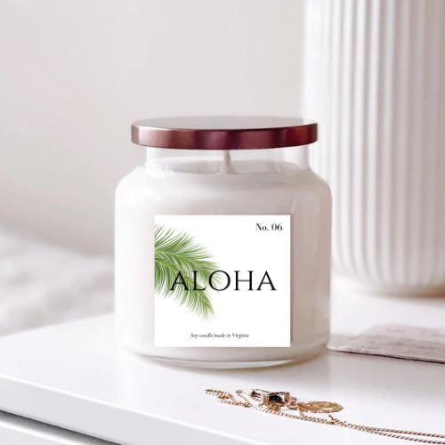 ALOHA Soy Candle Signature Jar~ New!