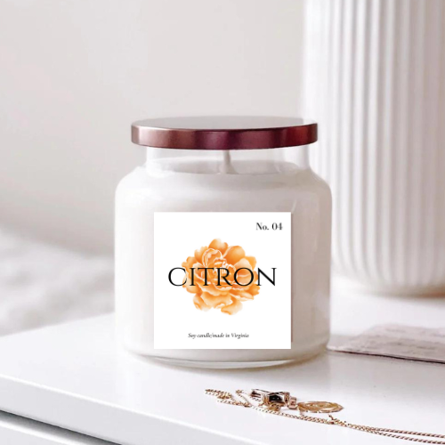 CITRON Soy Candle Signature Jar