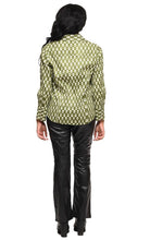 Load image into Gallery viewer, Tulip Acorn Button Down in Green Block Print
