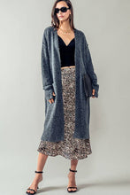 Load image into Gallery viewer, Jessica Long Knit Cardigan w/ Thumbhole
