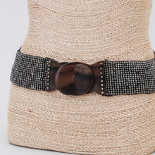 Load image into Gallery viewer, Honeycomb Hand Loomed Glass Beaded Belt~ in many colors
