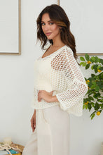 Load image into Gallery viewer, Harbor Crochet Top~ in Blue
