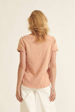 Load image into Gallery viewer, Mave Vintage Mineral Washed Raw-Edge V-Neck Tee
