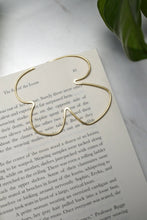 Load image into Gallery viewer, Nelja Modern Floral Brass Bookmark
