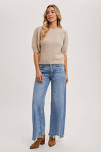 Load image into Gallery viewer, Aspen Puff Sleeve Knit Sweater
