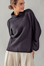 Load image into Gallery viewer, Texture Knit Bell Sleeve Turtleneck Sweater~ more coming next week
