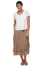 Load image into Gallery viewer, Tulip Button Tee in Ivory~ New!
