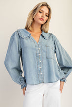 Load image into Gallery viewer, Jane Mineral Wash Blouse
