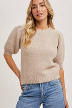 Load image into Gallery viewer, Aspen Puff Sleeve Knit Sweater
