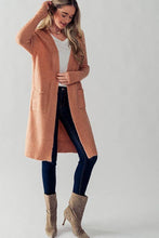 Load image into Gallery viewer, Jessica Long Knit Cardigan w/ Thumbhole
