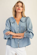 Load image into Gallery viewer, Jane Mineral Wash Blouse
