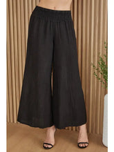 Load image into Gallery viewer, Marla Linen Smocked Palazzo Pants~ in more colors
