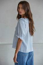 Load image into Gallery viewer, Gillian Flutter Blouse~ also in white

