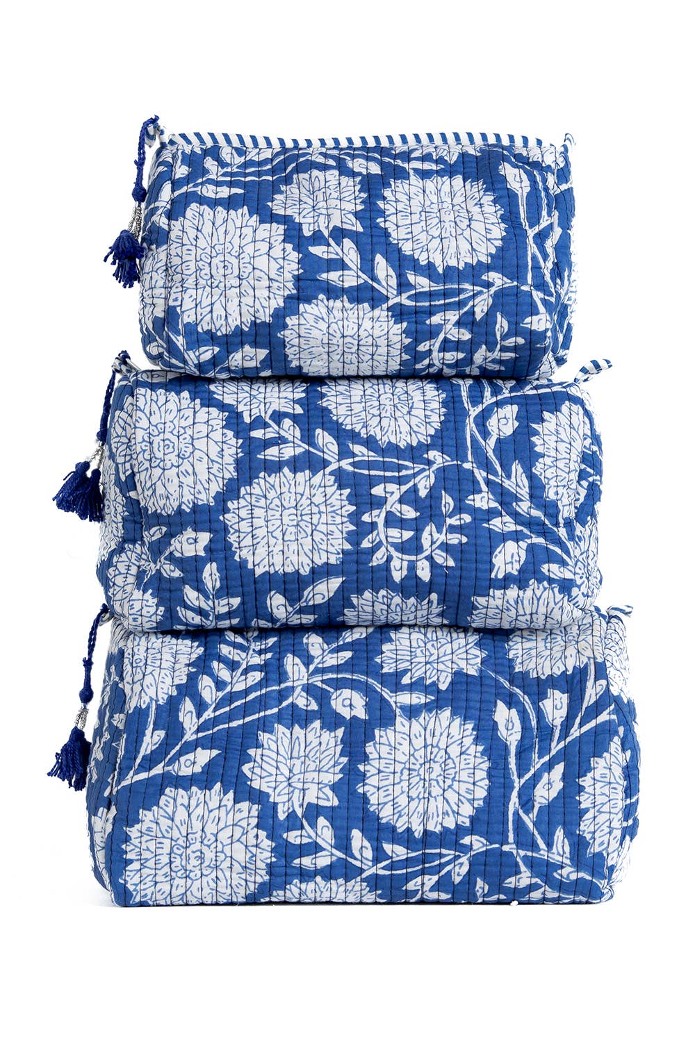 Blue Dahlia Quilted Makeup/Toiletry Bag~ coming soon!