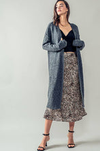 Load image into Gallery viewer, Jessica Long Knit Cardigan w/ Thumbhole
