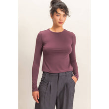 Load image into Gallery viewer, Nesta Crew Neck Long Sleeve Top
