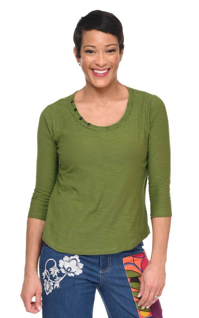 Tulip Bowen Top in Cedar