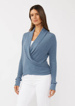 Load image into Gallery viewer, Lyla Waffle Knit Long Sleeve Tie Front Cardigan
