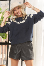 Load image into Gallery viewer, Vineyard Navy Crew Sweater
