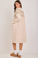 Load image into Gallery viewer, Nordic Fair Isle  Long Cardigan~ 11/4 arrival
