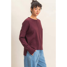 Load image into Gallery viewer, Morrigan Roll Neck Seam Detail Sweater~ arriving 10/20
