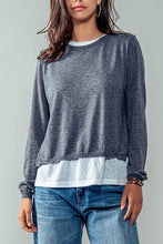 Load image into Gallery viewer, Urban Daizy Double Layer Stripe Rib Knit Top~ in many colors
