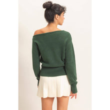 Load image into Gallery viewer, Off The Shoulder Sweater Top
