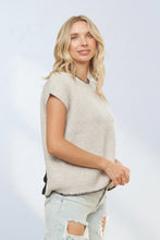 Load image into Gallery viewer, Ariette Heather Grey Tie Back Sweater
