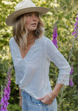 Load image into Gallery viewer, Brie V-Neck Button Down Blouse~ coming soon
