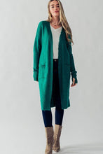 Load image into Gallery viewer, Jessica Long Knit Cardigan w/ Thumbhole
