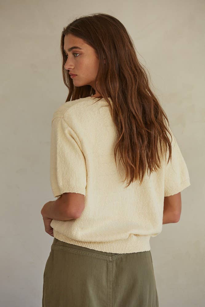 Magnolia Knit Cotton Crew