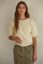 Load image into Gallery viewer, Magnolia Knit Cotton Crew
