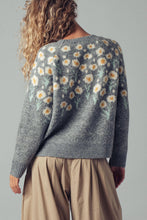 Load image into Gallery viewer, Urban Daizy Embossed Floral Knit Sweater~ coming soon
