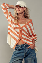 Load image into Gallery viewer, Montauk Stripe Cardigan
