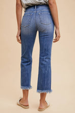 Load image into Gallery viewer, Vanilla Monkey Comfort Stretch Straight Leg Frayed Hem Jeans~ coming 8/1
