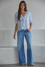 Load image into Gallery viewer, Gillian Flutter Blouse~ also in white
