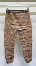 Load image into Gallery viewer, Chocolate Crinkle Suede Jogger- Also in Army
