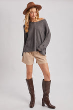 Load image into Gallery viewer, Blu Ivy Reverse Seam Loose Fit Sweater~ in several colors
