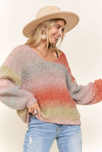 Load image into Gallery viewer, Gillian Ombre V Neck

