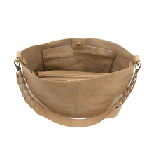 Load image into Gallery viewer, Tessa Convertible Hobo With Link Shoulder Strap
