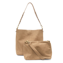 Load image into Gallery viewer, Tessa Convertible Hobo With Link Shoulder Strap
