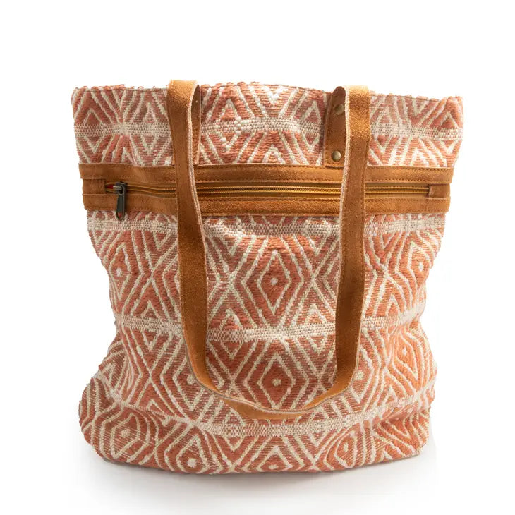 Oaxaca Terracotta Bag w/Suede Straps