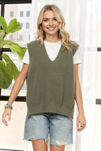 Load image into Gallery viewer, Easy Vest Top With Side Button Detail
