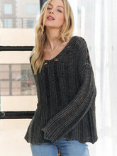 Load image into Gallery viewer, Adora LA Mineral Washed Sweater~ also in black
