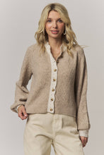 Load image into Gallery viewer, Farrah Contrast Scalloped Trim Cardigan
