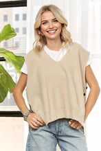 Load image into Gallery viewer, Easy Vest Top With Side Button Detail
