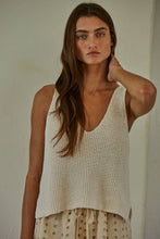 Load image into Gallery viewer, Capri Knit Sweater Cotton Top
